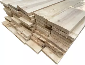 Scaffold tavole tagliate su misura incompiute, scaffali in legno rustico - Foto 1 di 9