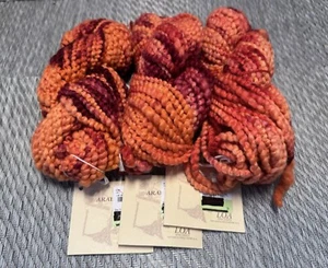 Araucania LOA Hand Dyed Wool Yarn Color#402 Oranges 100g/47 Yds Lot of 3 - Picture 1 of 5