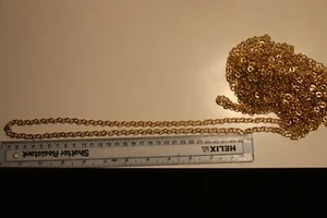 Cable Chain 14 caret gold filled 7x5x1mm dr6 - Picture 1 of 3