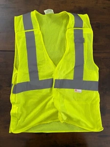 Warnschutz Reflektierende Sicherheitsweste für Herren Damen Arbeit Bau Weste MED - Bild 1 von 4