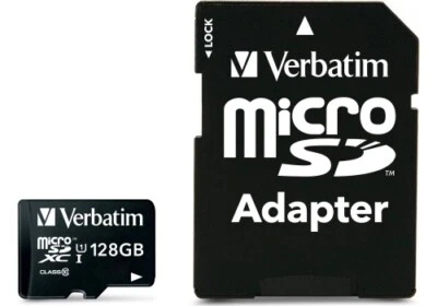 Verbatim Scheda di Memoria 128 GB MicroSDXC Classe 10 UHS-I Premium 44085 - Immagine 1 di 3