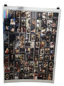 Rare Uncut Sheet of 2016 Cryptozoic Vampire Diaries Season 4 Foil Cards 28"x41" - Picture 1 of 24
