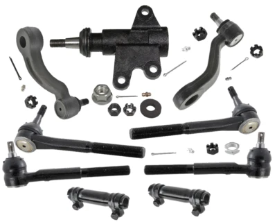 Brazos de amarre interiores exteriores de 9 piezas extremos de soporte de brazo loca Chevrolet GMC K2500 Suburban Foto 1 de 4