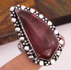 Mookaite 925 Silver Plated Handmade Ring Of Us Size 9