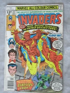 The Invaders No 22 November 1977 Marvel Comics. - Picture 1 of 4
