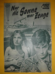 DNF (Klemmer) / Nur die Sonne war Zeuge / Alain Delon / SELTEN - Afbeelding 1 van 1