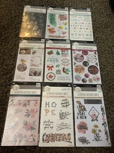 The Happy Planner 9 New 5 Page Packs of Stickers - Picture 1 of 7