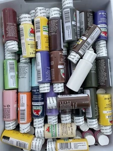 Bulk Acrylic Paint 18 Paints Apple Barrel Delta Folkart Americana - Close out - Picture 1 of 4