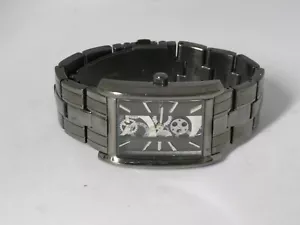 Relic ZR-77133 Skeleton Dial Gunmetal Stainless Steel Men's - Picture 1 of 9