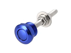 Schnellverschluss, Befestigung Seitendeckel - Blau eloxiert - Picture 1 of 4