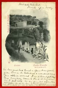 ORVIETO, TERNI, UMBRÍA, ITALIA, tumbas etruscas, gran hotel, ALTEROCCA, UDB 1906 - Imagen 1 de 2