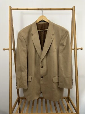 Blazer deportivo de colección Ralph Lauren 100 % cachemir camel traje chaqueta talla 46 REG Foto 1 de 4