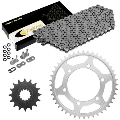 Kit de cadena de transmisión y piñones de junta tórica para Yamaha FZ1 FZS1000 2001-2005 Foto 1 de 4