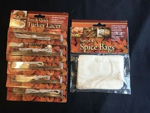 5 Sets of Turkey Lacers And Set of 4 Spice Bags - Picture 1 of 4