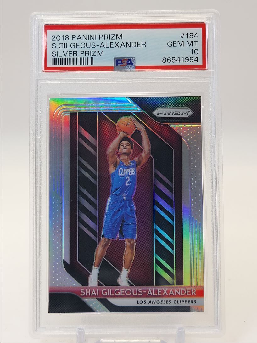 SHAI GILGEOUS-ALEXANDER 2018-19 PANINI PRIZM ROOKIE SILVER RC PSA 10 Q1540