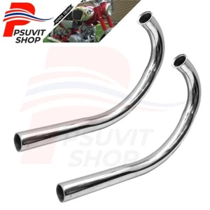 [Free Shipping] Fit Honda CB160 CB96 CB93 Exhaust Header Pipe (1 Pair) - Picture 1 of 6