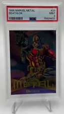 1995 MARVEL Metal #29 DEATHLOK Trading Card grade PSA 9 MINT SP MCU