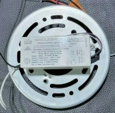 WAC LIGHTING  LDC0202238UFE-UC DIMMABLE CONSTANT CURRENT LED DRIVER   - Image 1 of 3