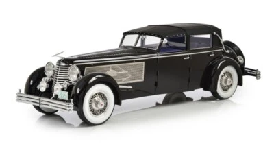 Coche urbano Rollson Esval 1937 Duesenberg SJ completamente cerrado 1/18 modelo de resina Foto 1 de 4