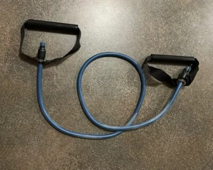 Resistance Band Exercise/Fitness Cord - Elastic with Handle - 4 Feet - Picture 1 of 3