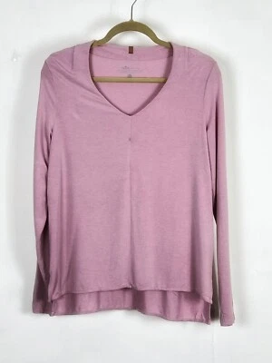 QOR Kit Manga Larga Atlético Top Mezcla Cachemira Aire Libre Senderismo Nuevo con Etiquetas Lila Pequeño Foto 1 de 4