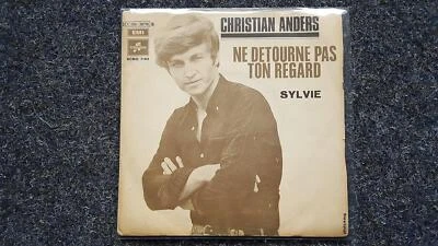 Christian Anders - Ne detourne pas ton regard 7'' Single SUNG IN FRENCH/ Italy - Image 1 of 4