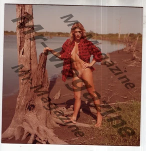 Blonde Lingerie Model 5"x5" Color Print Sexy Risque Pinup RJ-10 - Picture 1 of 1