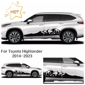 For Toyota Highlander 2014-2023 Vinyl Graphics Door Side Body Stripes Decals New - Foto 1 di 18