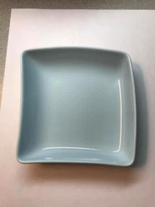 Villeroy & Boch Germany New Wave Square Bowl Powder Blue White Vanity Trinket - Picture 1 of 3