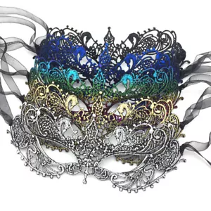 Masquerade Party Eye Mask Gothic Ball Dance Masks Fancy Dress Costume Accessory - Picture 1 of 17