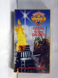 Doctor Who Death To The Daleks VHS PAL Video Tape Jon Pertwee 1987 - Picture 1 of 2