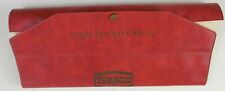 Texaco Road Atlas Map Red Protective Cover 1973 Rand McNally Vintage 