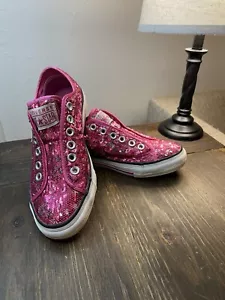 Converse One Star Pink Sequence Shoes Slip-On Women's Size 6 Sneakers - Picture 1 of 9