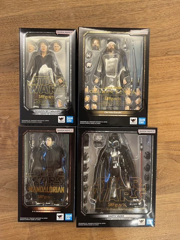 BANDAI S.H.Figuarts STAR WARS ANAKIN SKYWALKER & DARTH VADER & Obi-Wan Kenobi Cover