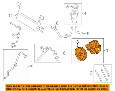 Engranaje de dirección Ford OEM 11-16 F-250 Super Duty BC3Z3A696A Foto 1 de 2