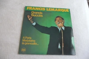 FRANCIS LEMARQUE GRANDS SUCCES 2LP A PARIS / MARJOLAINE/ LA GRENOUILLE ... - Imagen 1 de 8
