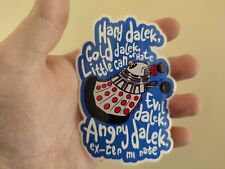 Dalek, Soft Kitty, Cute & Funny, Doctor Who Vinyl Sticker