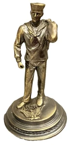 Estatua militar de peltre de héroes americanos de colección "The Navy Way" estatuilla 3” X 5” - Imagen 1 de 6