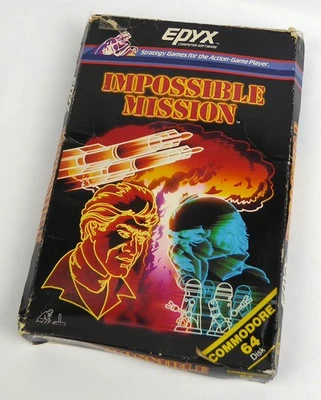 Commodore 64 Disk C64 in OVP - IMPOSSIBLE MISSION (Epyx) - big box - Bild 1 von 4