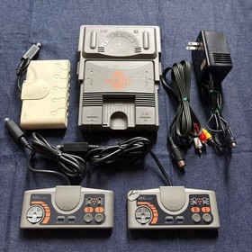 NEC PC Engine CoreGrafx II Console Set Multi-Tap Tennokoe 2 Tested Japan