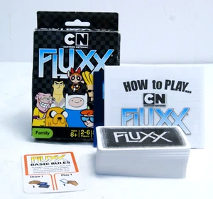 Fluxx Card Game w Adventure Time Dexter Power Puff Girls Bravo Cartoon Network  - Picture 1 of 10