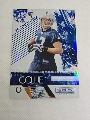 2009 Donruss Rookies & Stars #122 Austin Collie Auto RC #17/75 Jersey Match!! - Image 1 of 2