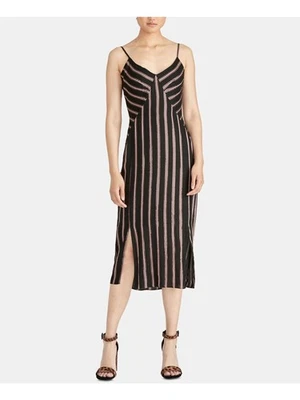 RACHEL ROY Womens Spaghetti Strap V Neck Midi Evening Shift Dress - Image 1 of 4
