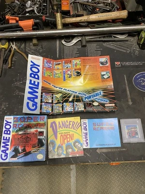 Super R.C. PRO-AM (Nintendo GameBoy, 1998) Game Box Manual Inserts Tested Poster - Image 1 of 4