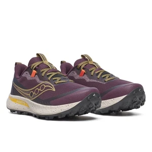 SAUCONY PEREGRINE 15 Scarpe Trail Running Uomo WINE KODIAK S20990 245 - Foto 1 di 6
