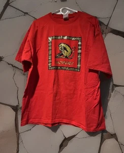 Vintage Cruel Tutelage Gold Monkey Graphic T-shirt XL Hanes - Picture 1 of 5