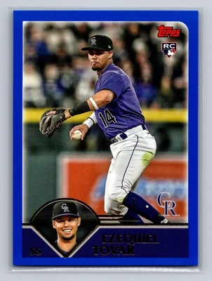 2023 Topps Archives - 2003 Topps Ezequiel Tovar #217 (RC) - Image 1 of 2