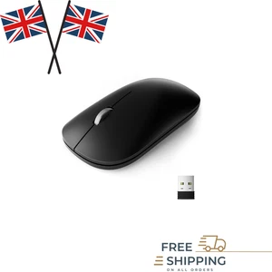 Wireless Cordless Mouse Mice Optical 2.4 GHz Scroll For PC Laptop Computer + USB - Picture 1 of 12