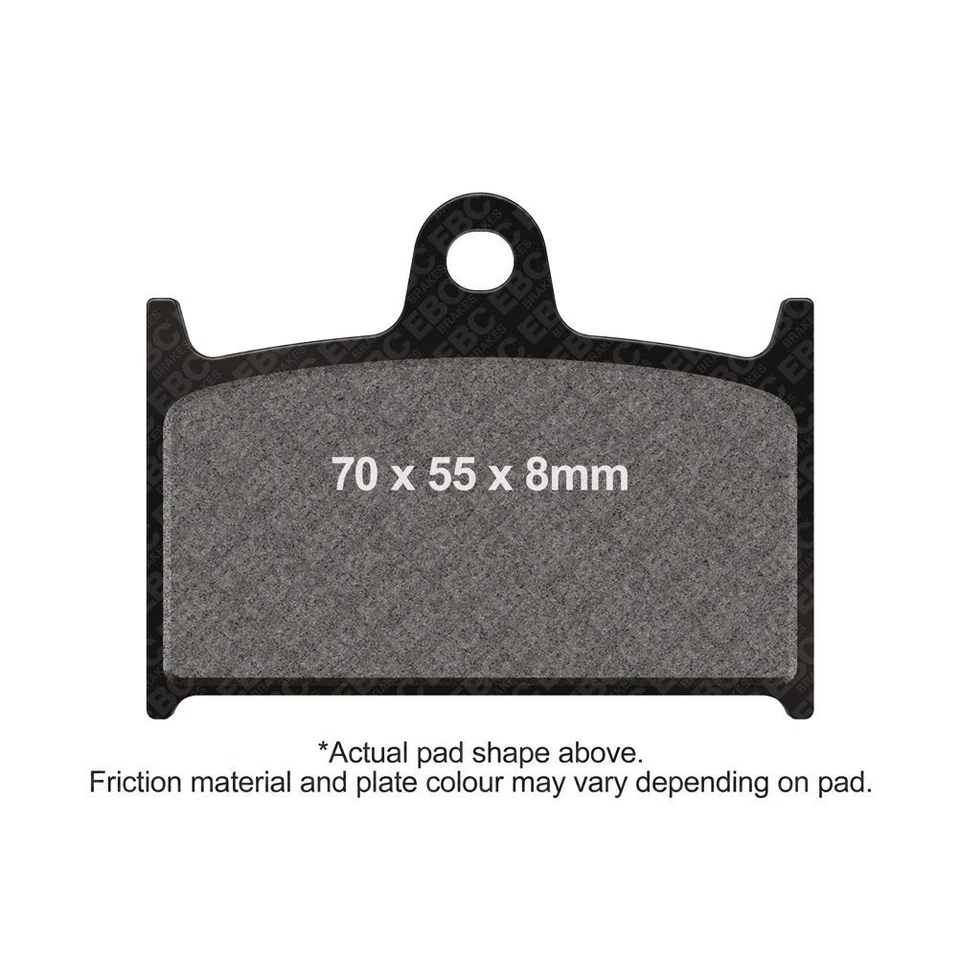 Juego de pastillas de freno delanteras izquierda EBC Extreme Pro HH para MZ MUZ 1000 S 2003 - 2007 Foto 1 de 1