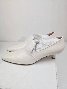 Original Neu The Row Lackleder Gaia Ivory Schuhe EU 38 UK 5 UVP 800£ - Bild 1 von 15